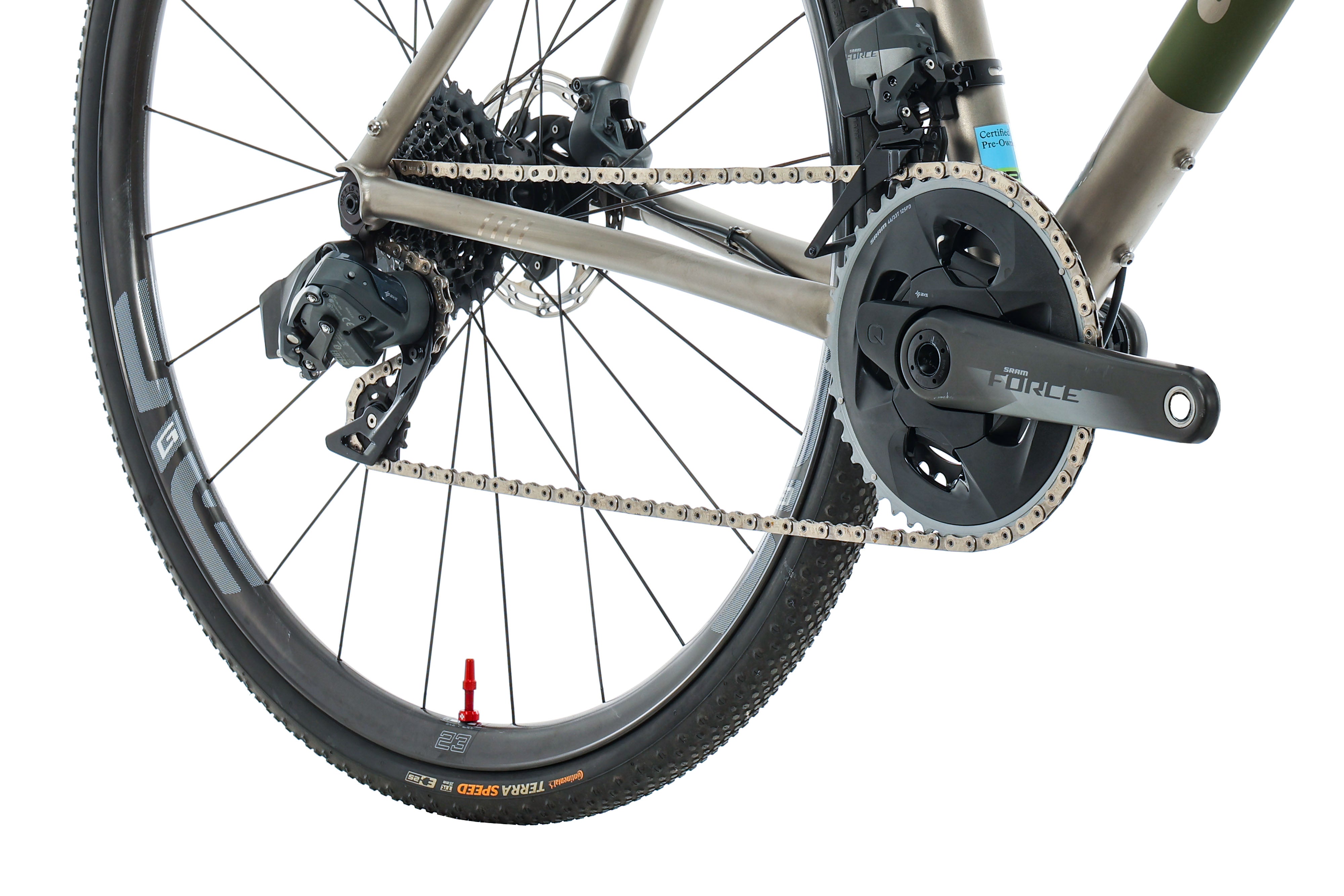 2020 Alchemy Ronin Ti SRAM Force eTap AXS Gravel Bike - 54cm Titanium Frame, Wireless Shifting for Adventure & Commuting