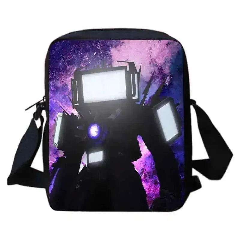 Custom Skibidi Backpack Set for School, Travel & Outdoor Adventures - Durable & Stylish Kids & Teens Backpack