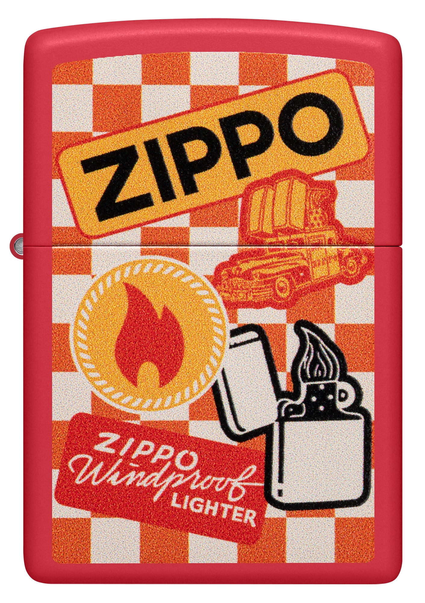 Vintage Retro Zippo Lighter - Classic Windproof Metal Lighter for Collectors & Outdoor Enthusiasts | Perfect for Camping, Hiking, and Everyday Carry
