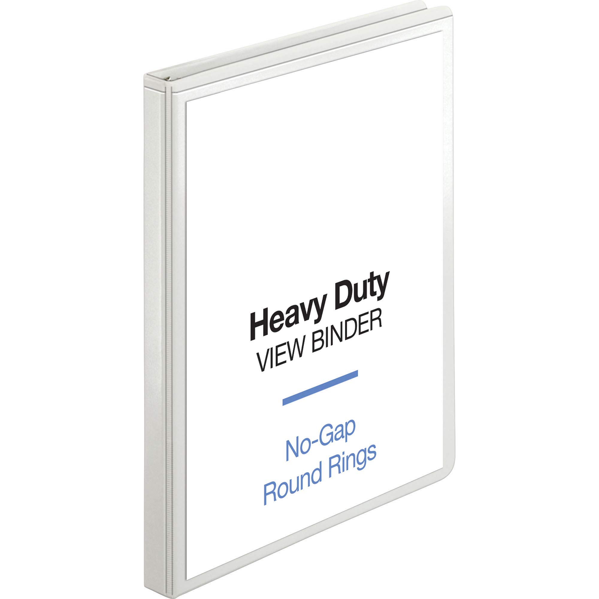 Business Source 1/2 Inch Round-Ring View Binder - Premium 3-Ring Binder for Office, School & Home Organization - Perfect for Reports, Presentations & Document Storage