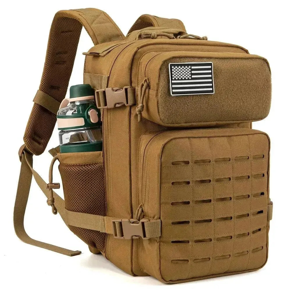 25L Tactical Backpack for Hiking, Camping & Outdoor Adventures - Waterproof Durable Rucksack for Men & Women - Perfect for Travel, Military Use & Daily Commute