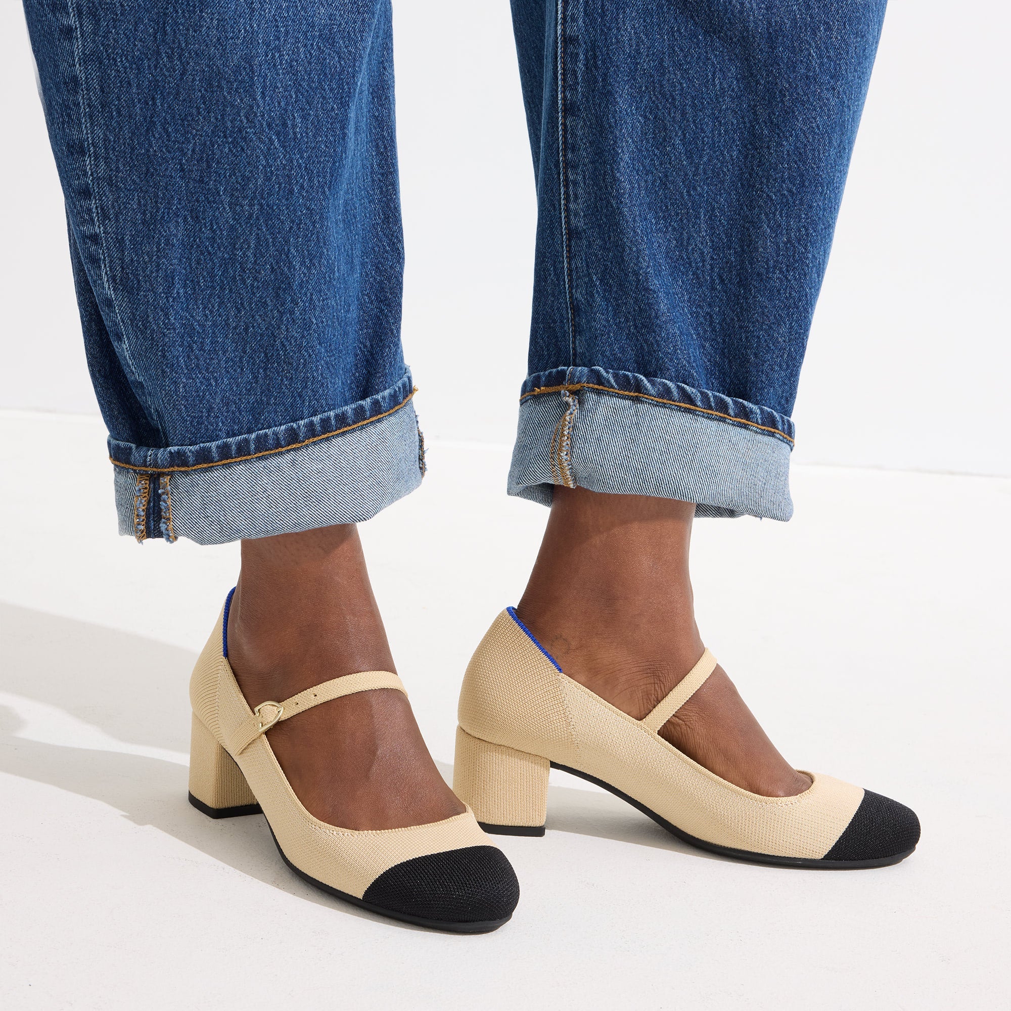 Elegant Cream Mary Jane Heels with Captoe - Perfect for Weddings, Parties & Vintage Style Outfits
