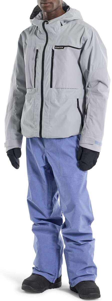 Burton Frostner 2L Waterproof Jacket for Men & Women 2024 - Lightweight Winter Snowboarding Coat for Skiing, Hiking & Outdoor Adventures