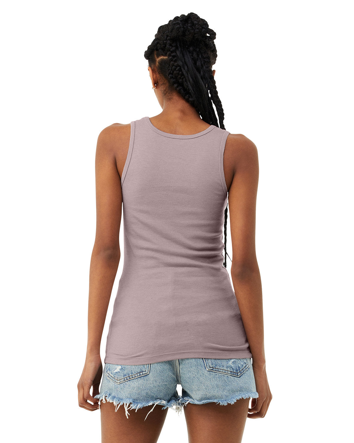 Bella + Canvas 1081 Women's Micro Ribbed Tank Top - Soft Stretchy Slim Fit Camisole for Yoga, Gym & Everyday Wear