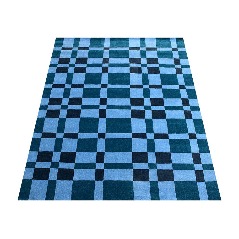 Premium Hand-Knotted Wool Braid Rug - Soft & Durable for Living Room, Bedroom, or Office Decor