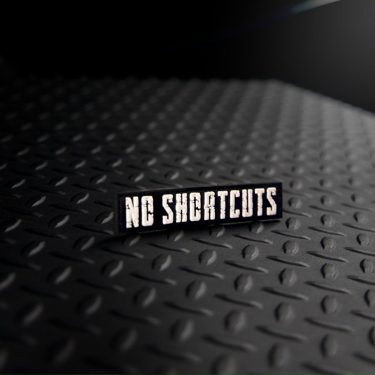 No Shortcuts Patch - Motivational Iron-On Embroidered Patch for Jackets, Bags & Hats | Perfect for DIY Crafts, Gifts & Personalization