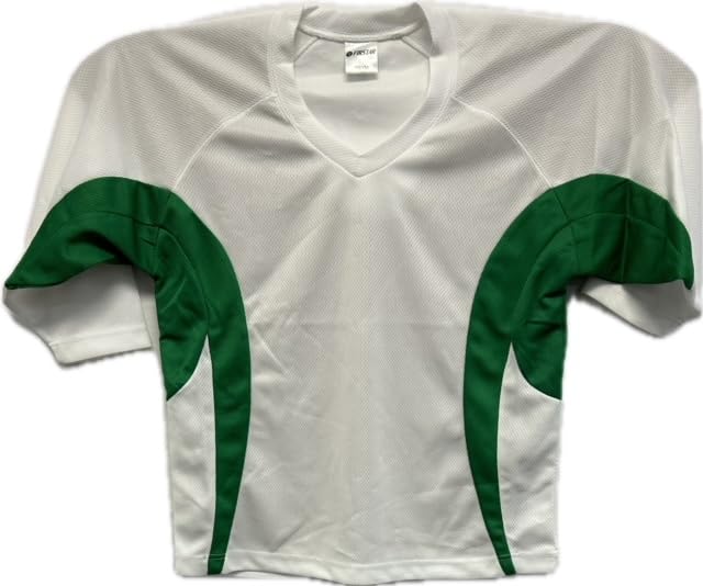 White/Kelly Green