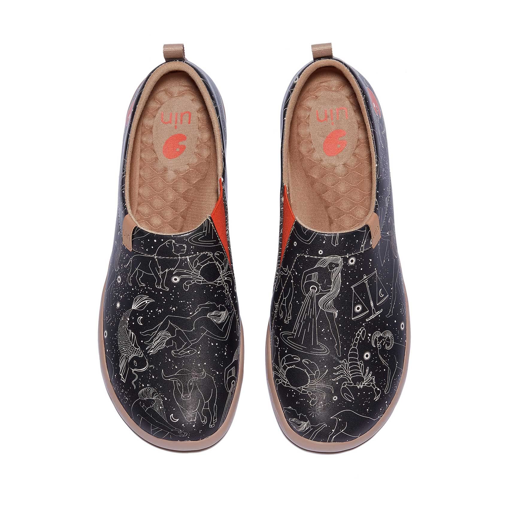 UIN Men's Slip-On Walking Shoes - Lightweight Travel Loafers with Microfiber Upper | Comfortable Casual Sneakers for Walking, Travel & Daily Wear