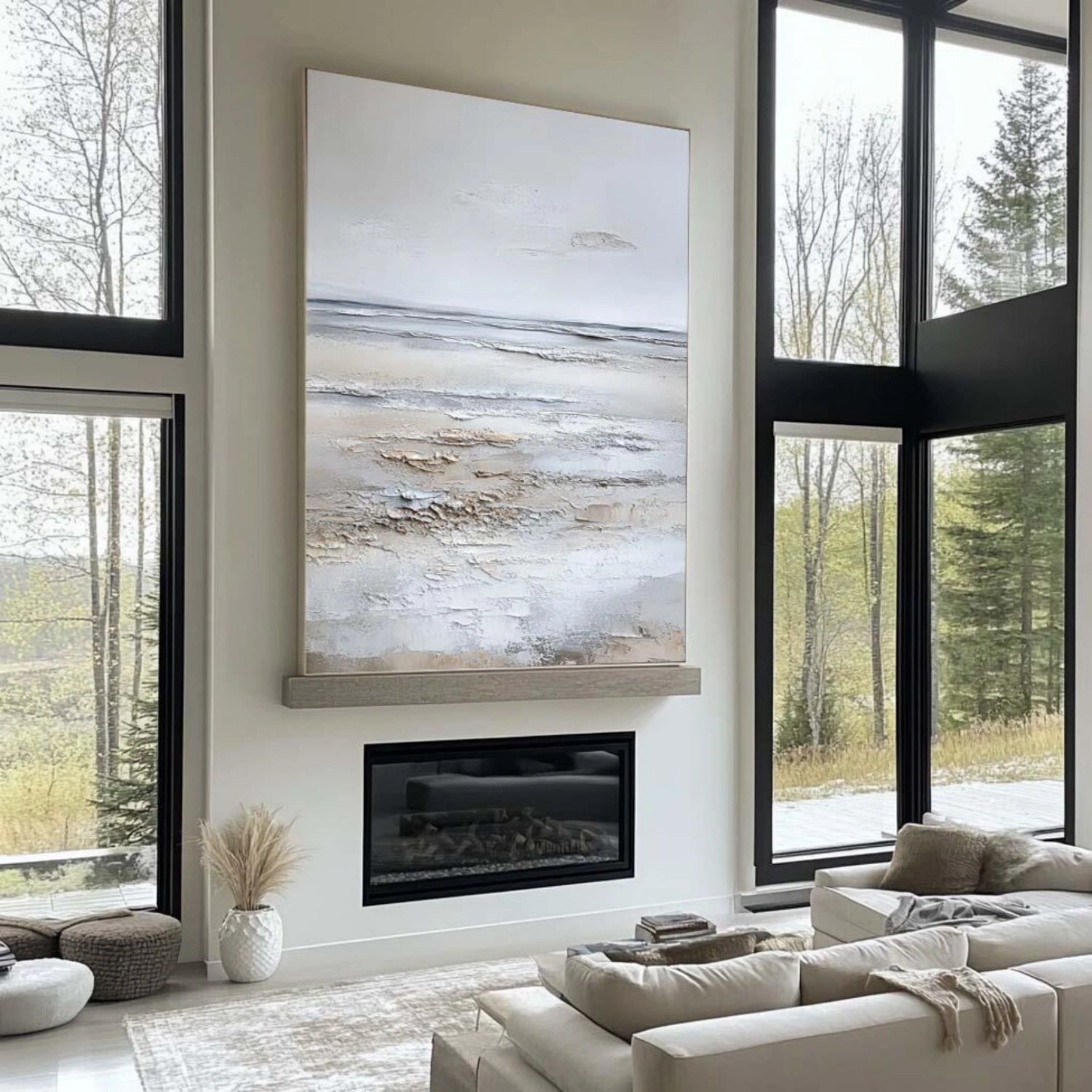 Ocean and Sky Painting #OS 251 - Stunning Coastal Wall Art for Living Room, Bedroom & Office Decor