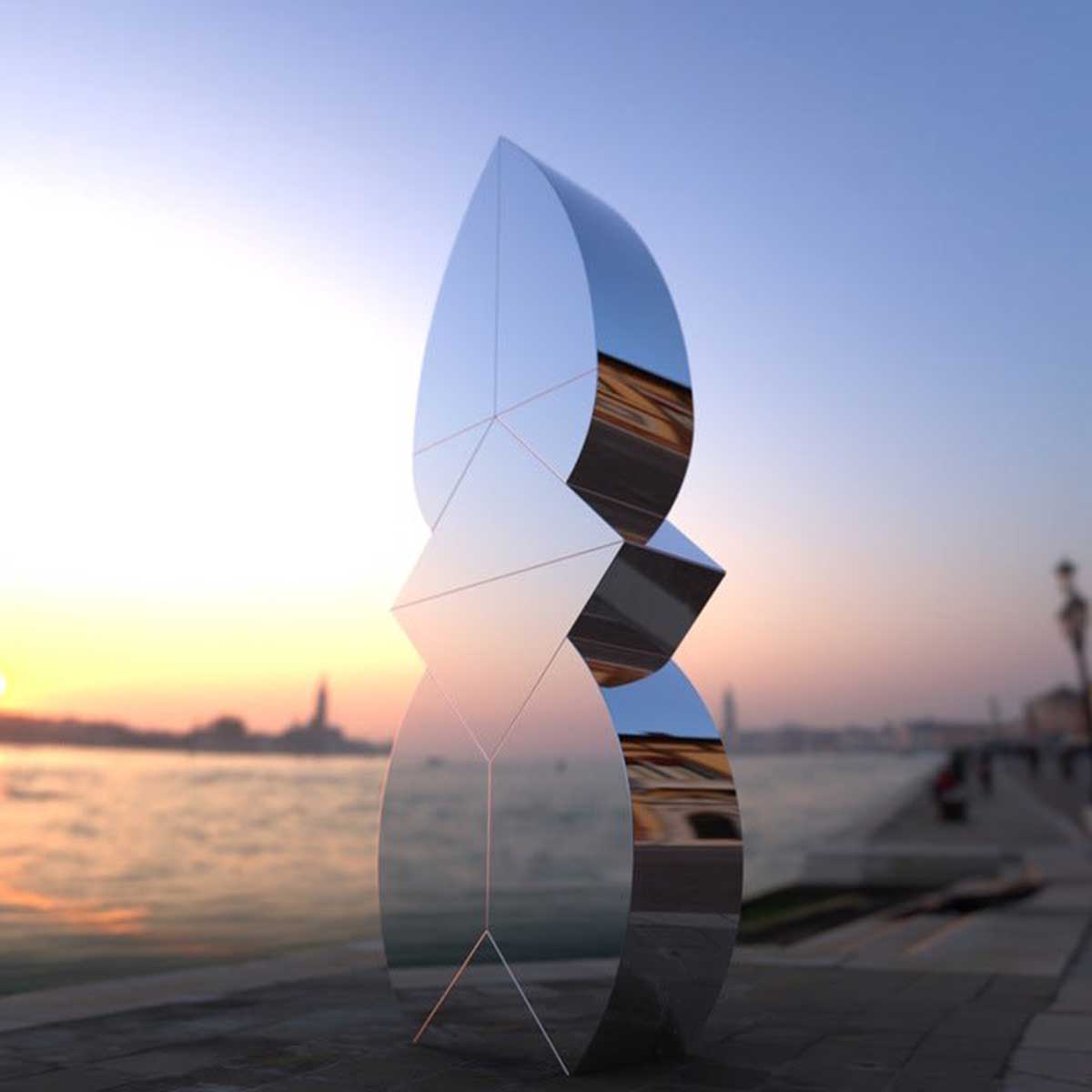 Premium Ab Ovo Missile Mirror Polished Steel - High-Quality Reflective Surface for Home Decor, Office & Luxury Spaces