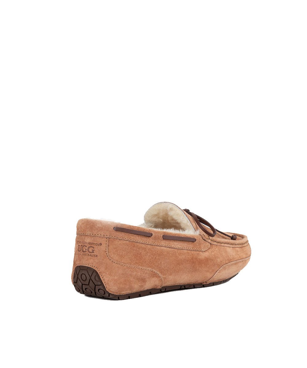 Men's Arlie UGG Moccasin Slippers - Genuine Sheepskin Indoor/Outdoor House Shoes for Winter Comfort & Warmth | Perfect Cozy Gift for Him, Home Lounging & Casual Wear
