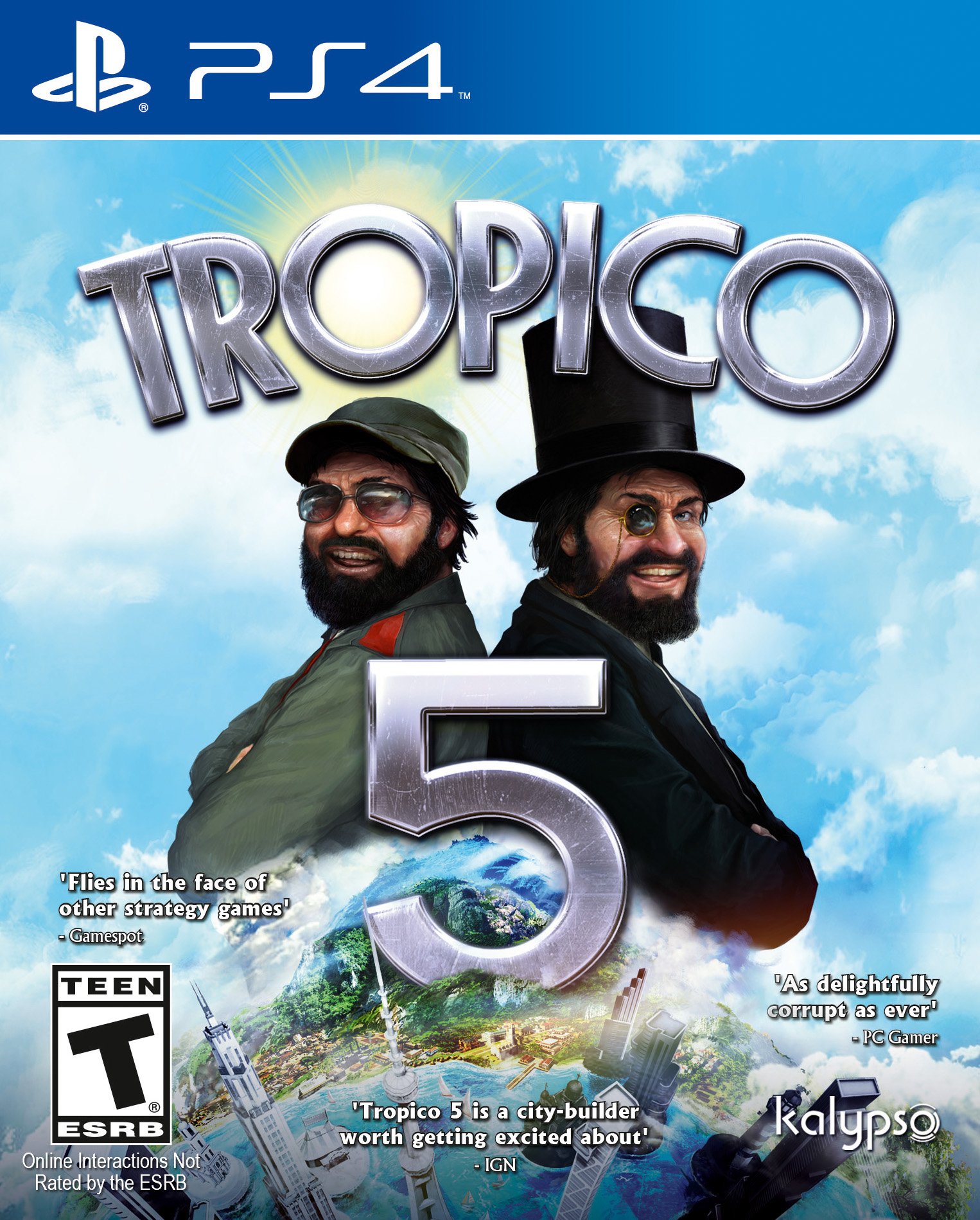 Tropico 5 PlayStation 4 Game - PS4 Standard Edition | City Building Simulation for Strategy Gamers