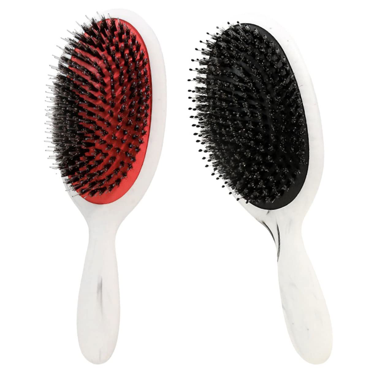 Healifty 2-Pack Air Cushion Hair Brush - Detangling Paddle Brush for Men & Women with Soft Bristles - Perfect for Daily Styling, Salon Use & Travel