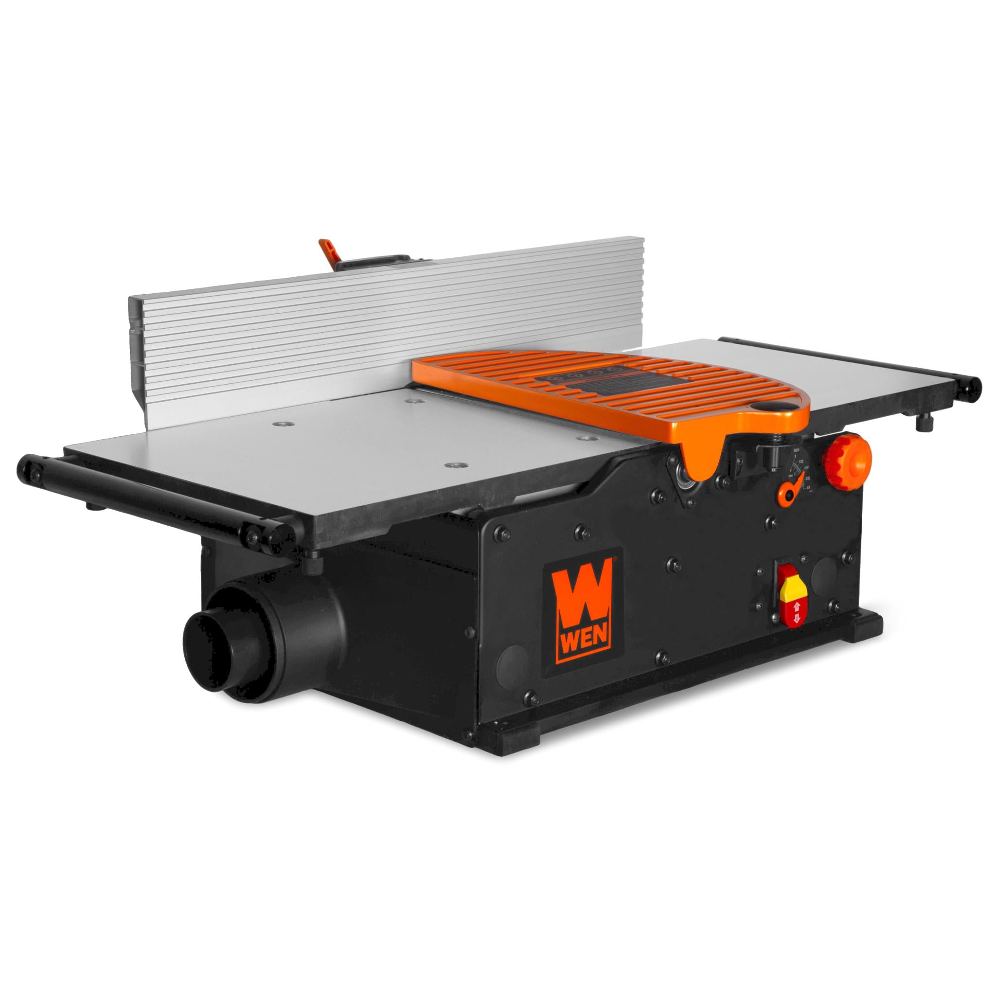 WEN JT1224H 12 Amp 12-Inch Spiral Benchtop Jointer with Extendable Cast Iron Table - Perfect for Woodworking, DIY Projects & Professional Cabinet Making