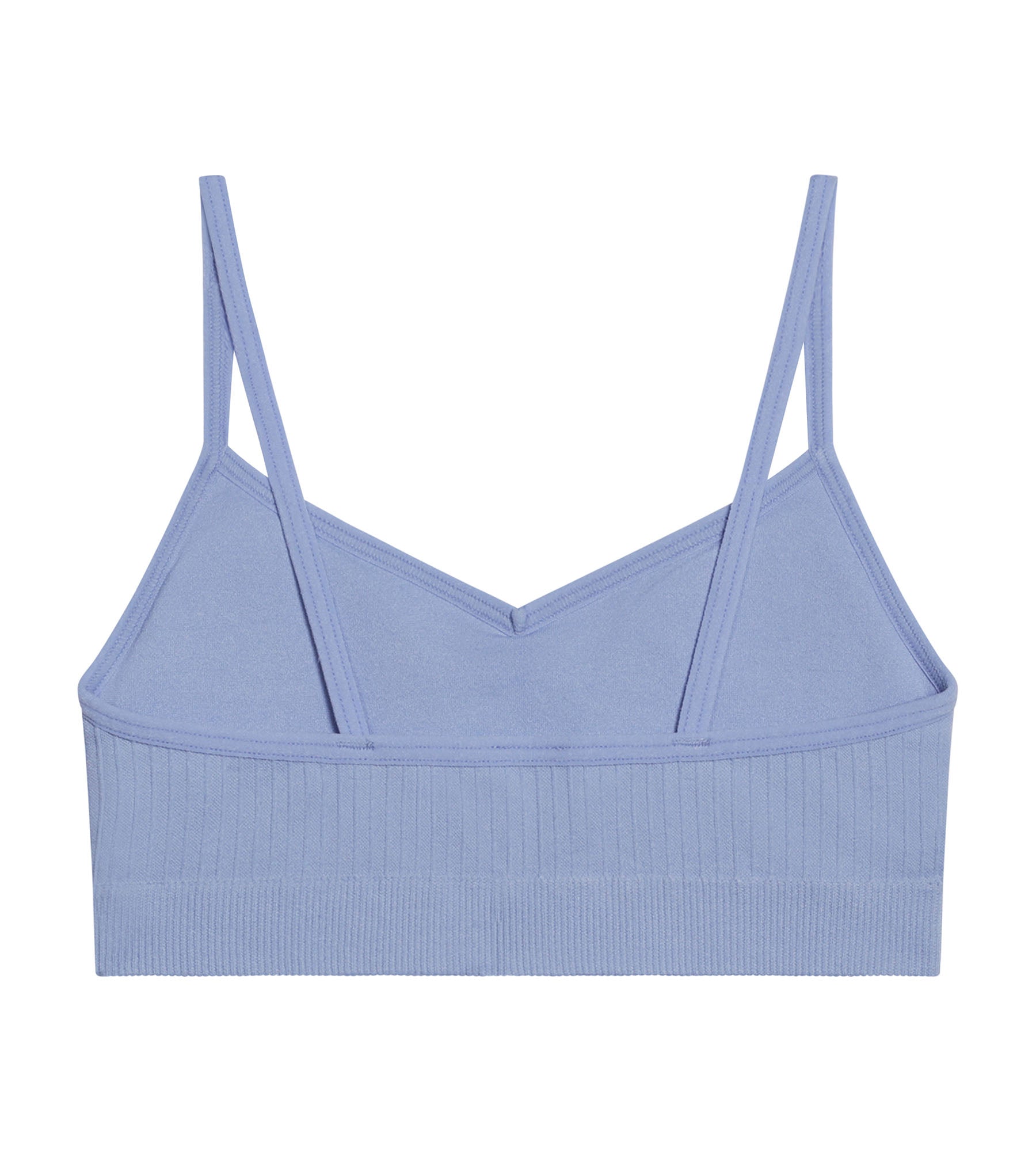 Seamless Girls Bra with Removable Foam Pads - Soft Microfiber Comfort - Blue Dim - Perfect for School, Sports & Everyday Wear