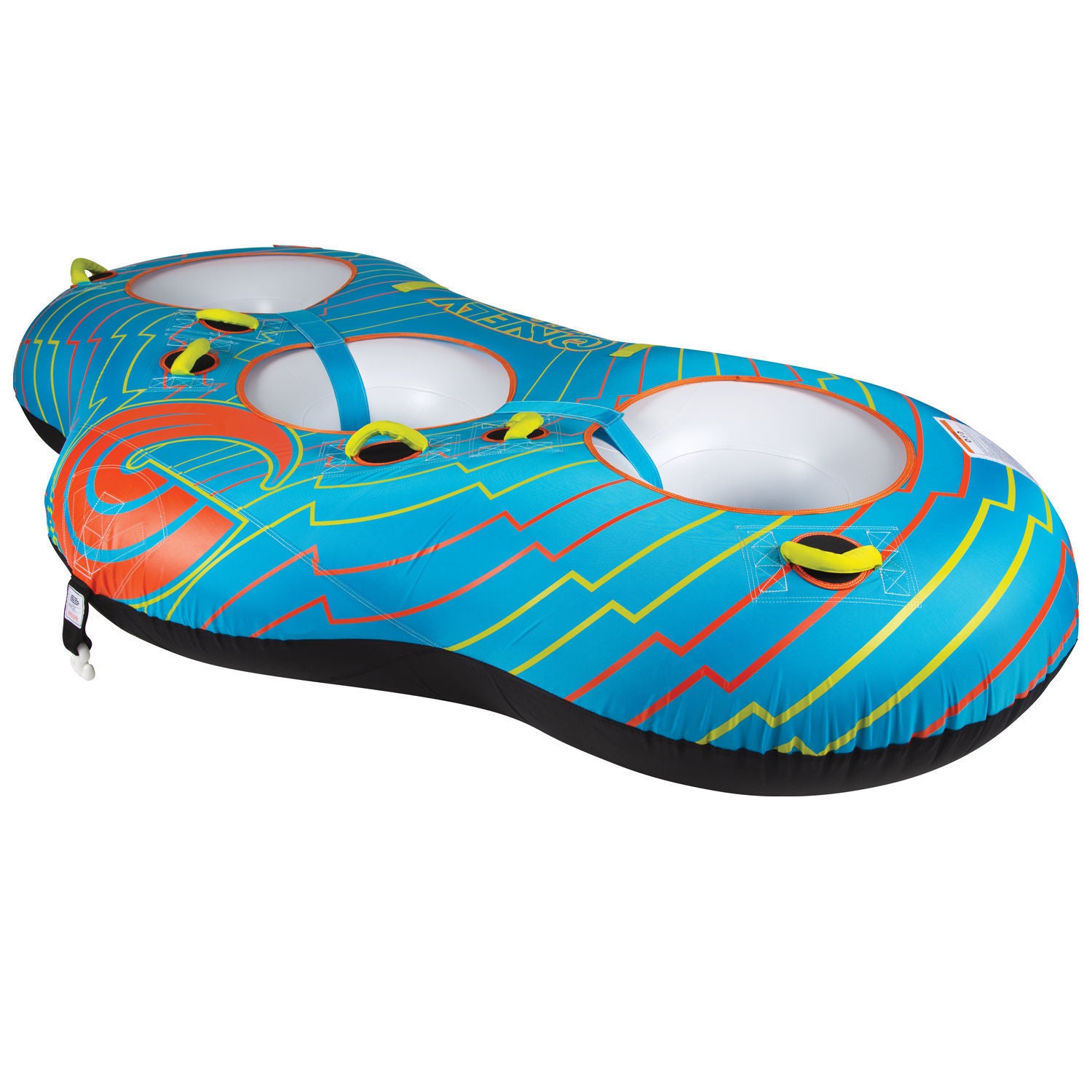 Connelly Wing 3 Towable Tube - 3 Person Inflatable Water Tube for Boating, Lakes & Rivers - Perfect for Family Fun & Summer Water Sports