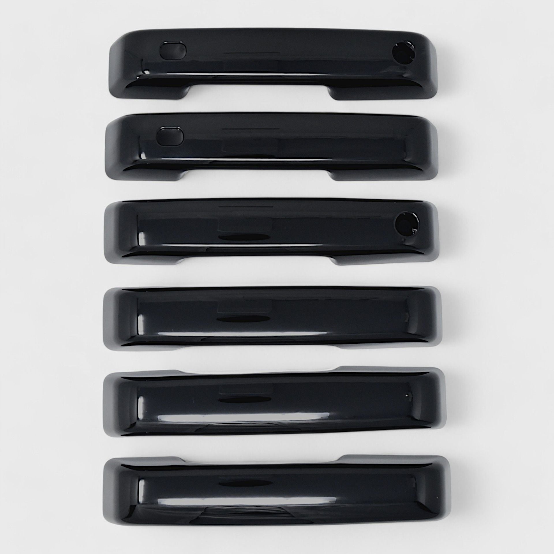 Gloss Black Chrome Delete Door Handle Cover for Cars - Compatible with Smart Key (Model DH6331BLK) | Upgrade Your Vehicle's Exterior Style for a Sleek Look