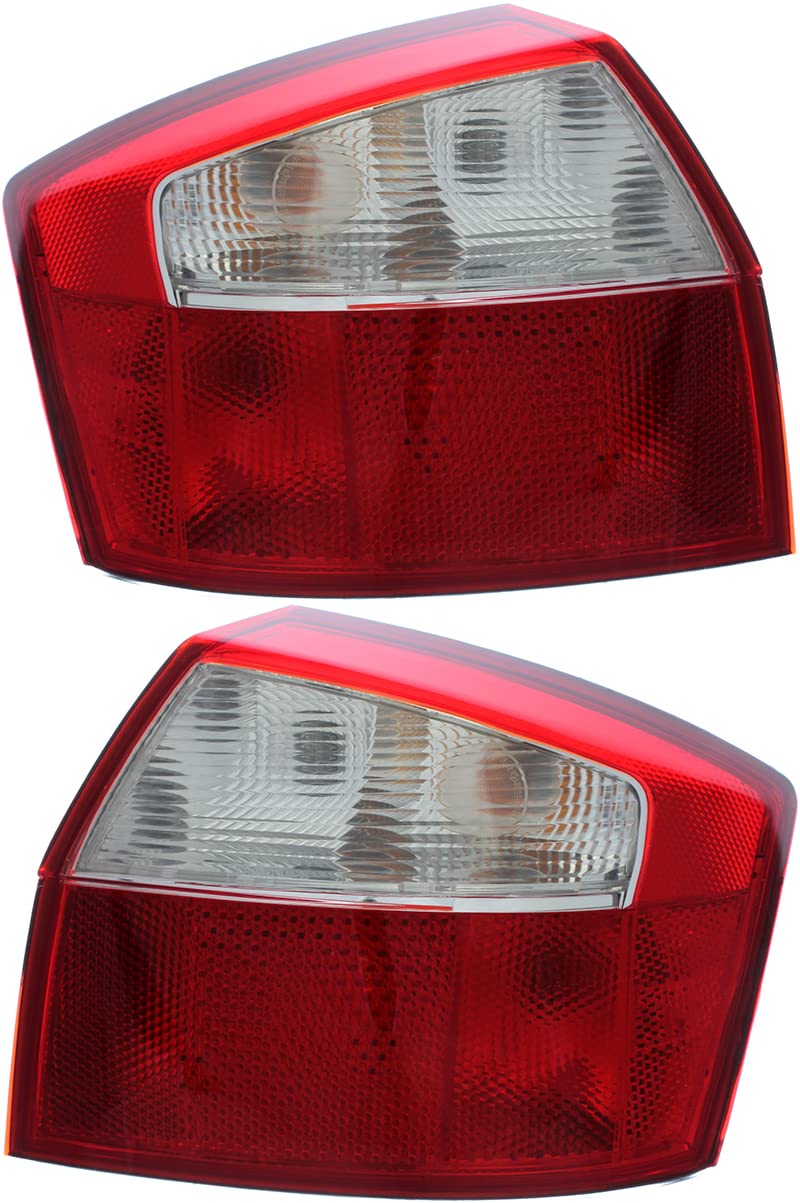 Audi A4/S4 Tail Lights Lamps Set for 2002-2005 Models - Left & Right Pair - Perfect for Night Driving & Enhanced Safety