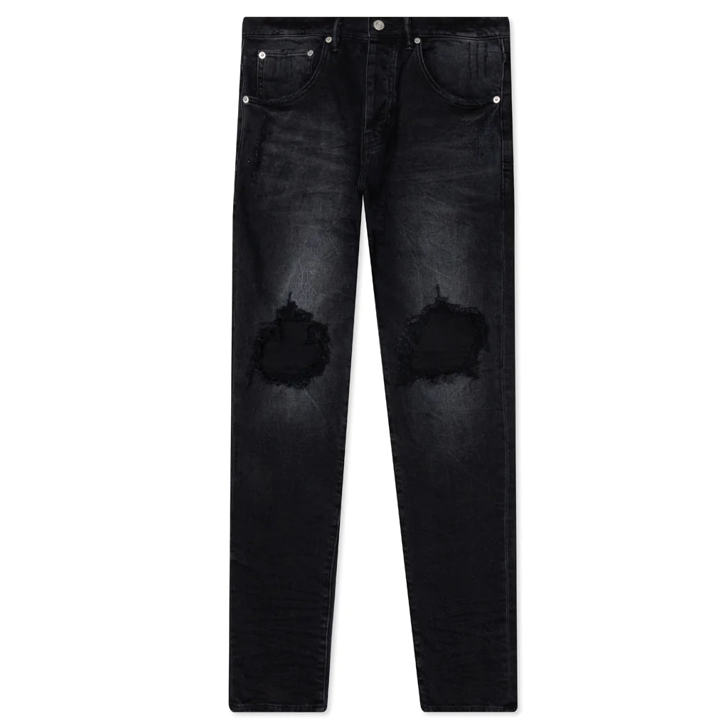 Black Wash Blowout Denim Jeans for Women - High Waisted Skinny Ripped Jeans - Trendy Distressed Denim Pants for Casual Outfits & Streetwear Fashion