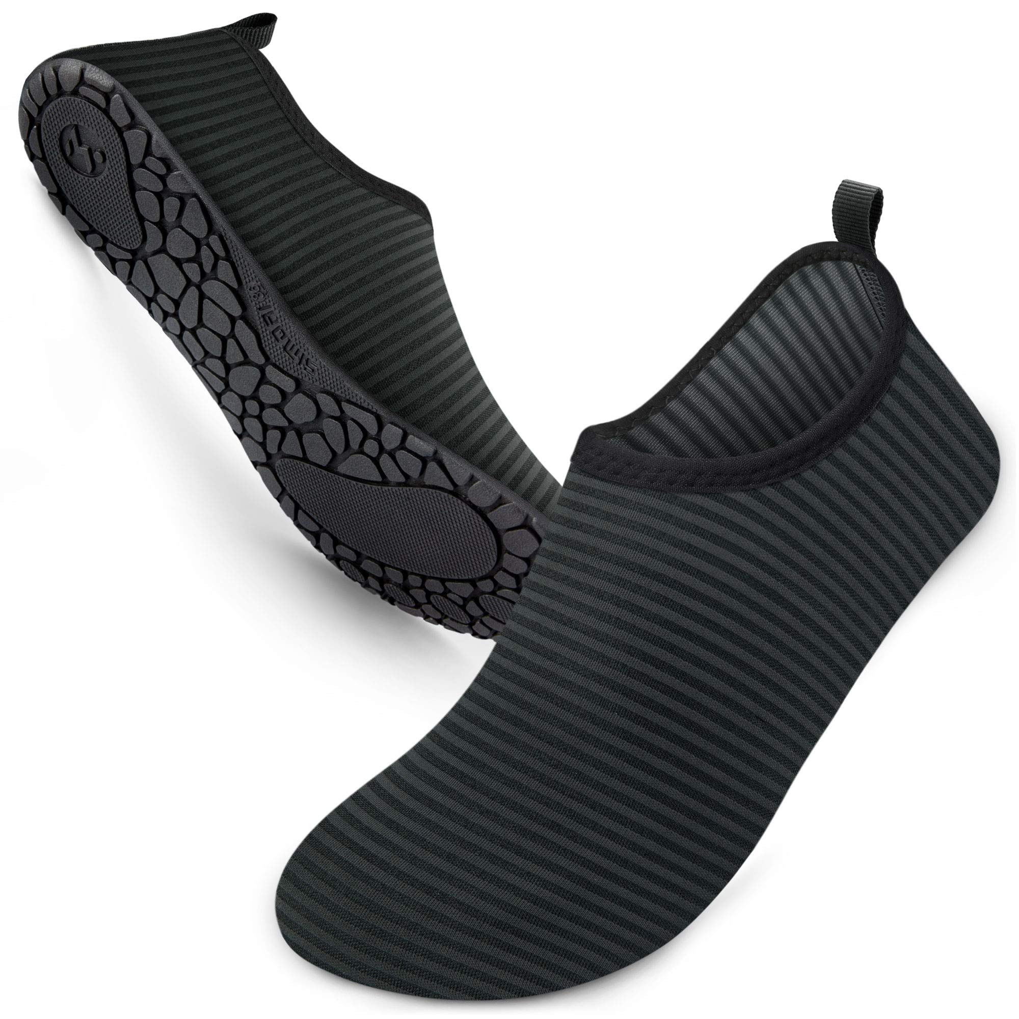 SIMARI Water Shoes for Women & Men - Quick-Dry Swim Shoes for Beach, Pool, Surfing, Yoga & Outdoor Activities - Barefoot Aqua Socks with Drainage Holes (SWS001) - Perfect for Water Sports, Travel & Summer Adventures