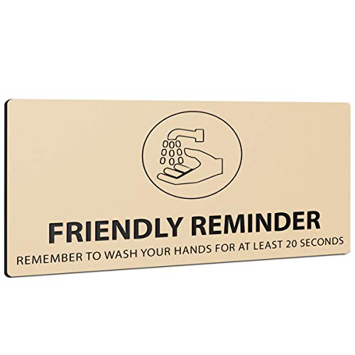 Almond Plastic with Black Engraving