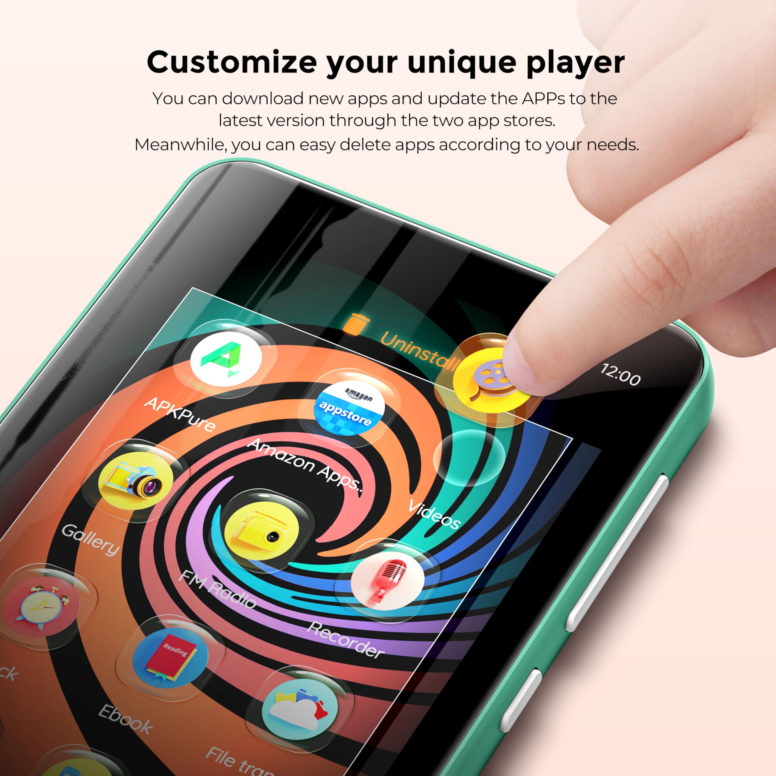 160GB MP3 Player with Bluetooth & WiFi - 4