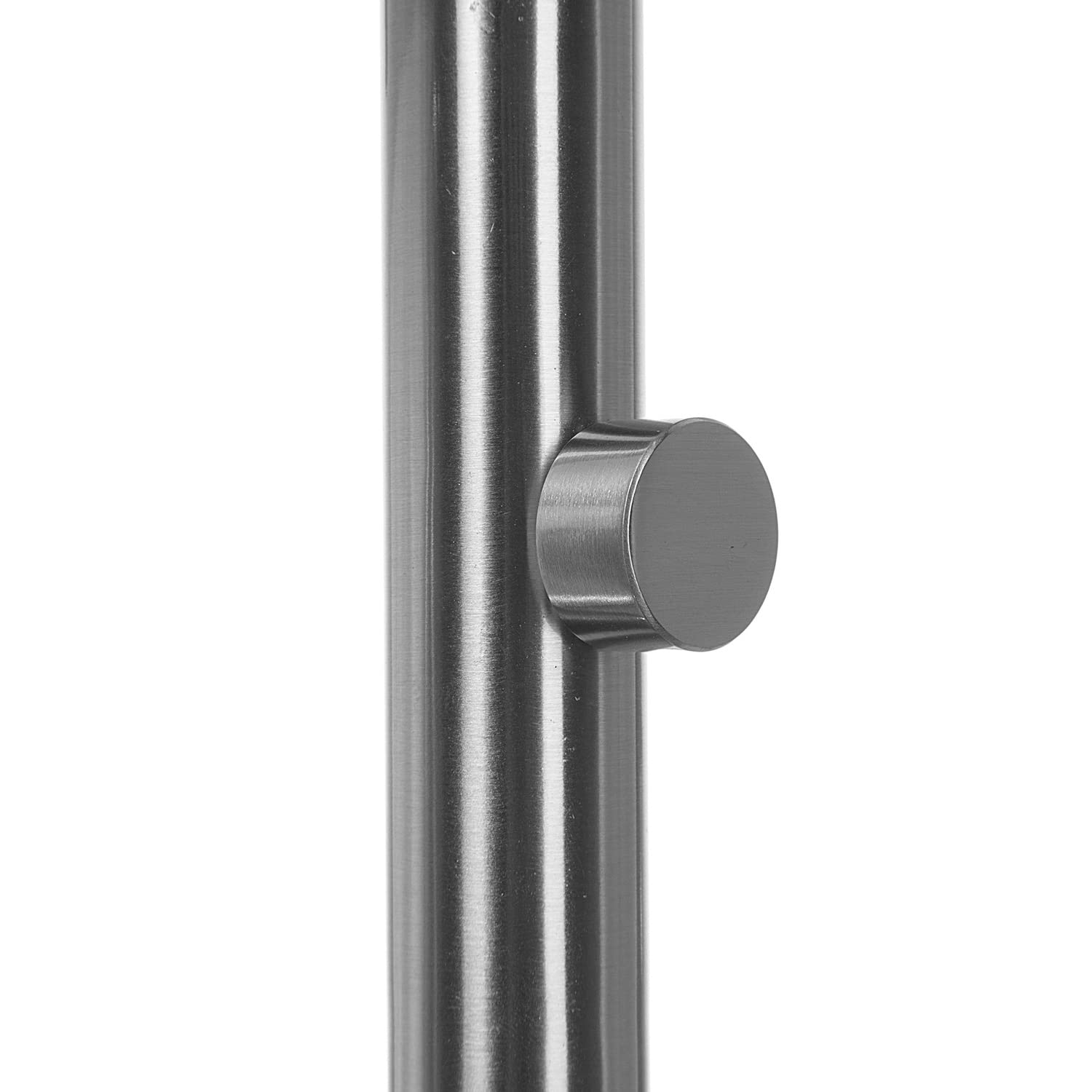 Lite Source LED Floor Lamp - Brushed Nickel Finish, 7W SMD LED Lighting for Living Room, Bedroom & Office - Modern Home Decor & Ambient Lighting Solution