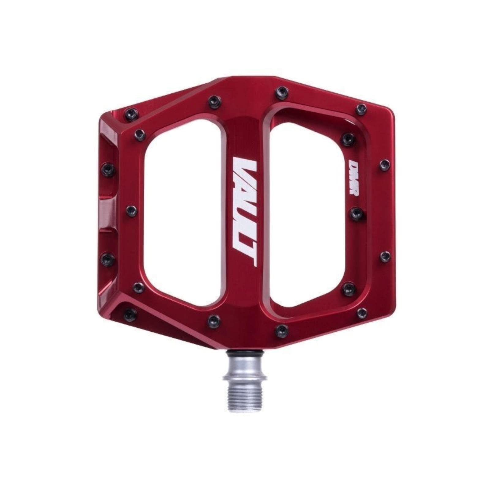 Vault Pedals Deep Red Bike Pedals - High Performance MTB & Road Cycling Pedals for Men & Women - Perfect for Mountain Biking, Commuting & Fitness Riding