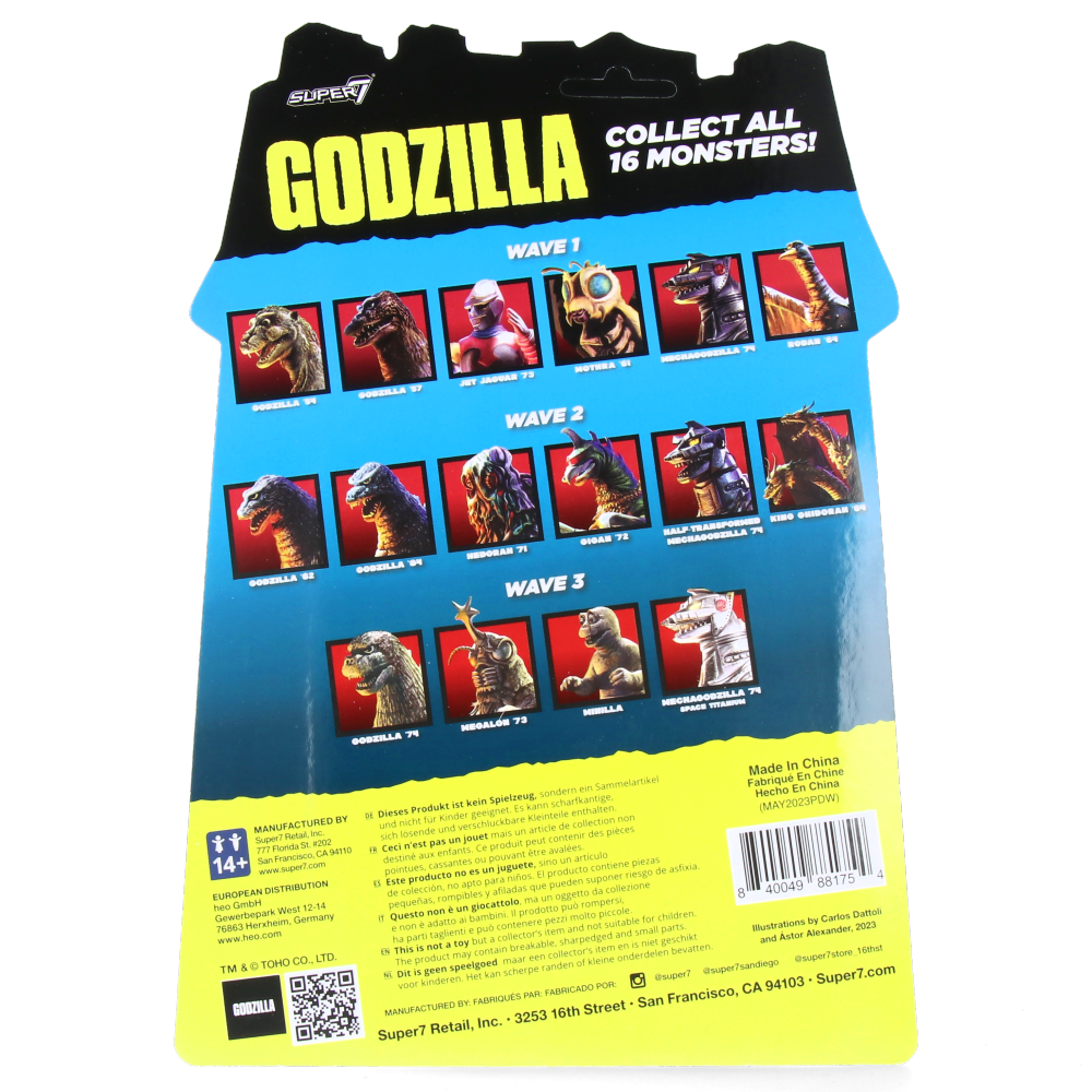 Gigan Toy Recolor - Toho ReAction Figure - Collectible Japanese Kaiju Monster for Display & Play