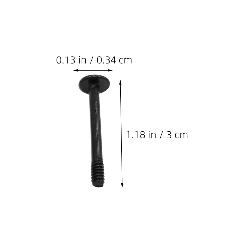 HOMSFOU 50pcs 3cm Computer Case Fan Screws - PC Fan Mounting Screws Kit for Computer Build, Repair & Upgrade - Perfect for DIY PC Assembly, Cooling Fan Installation and Hardware Maintenance