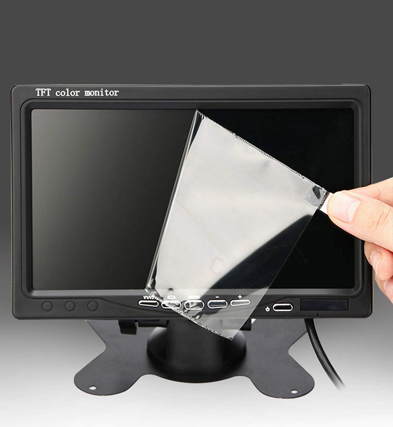 Yasoca 7 Inch Portable HDMI Monitor - 1080P HD VGA Screen with Built-in Speaker, 1024x600 Resolution, 170° Viewing Angle - Ideal for Car Rearview Cameras, DVD Players, Surveillance Systems, STB, PC, TV & Raspberry Pi Projects | Perfect for Road Trips, Home Security & DIY Tech Setups