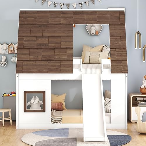 Brown+white