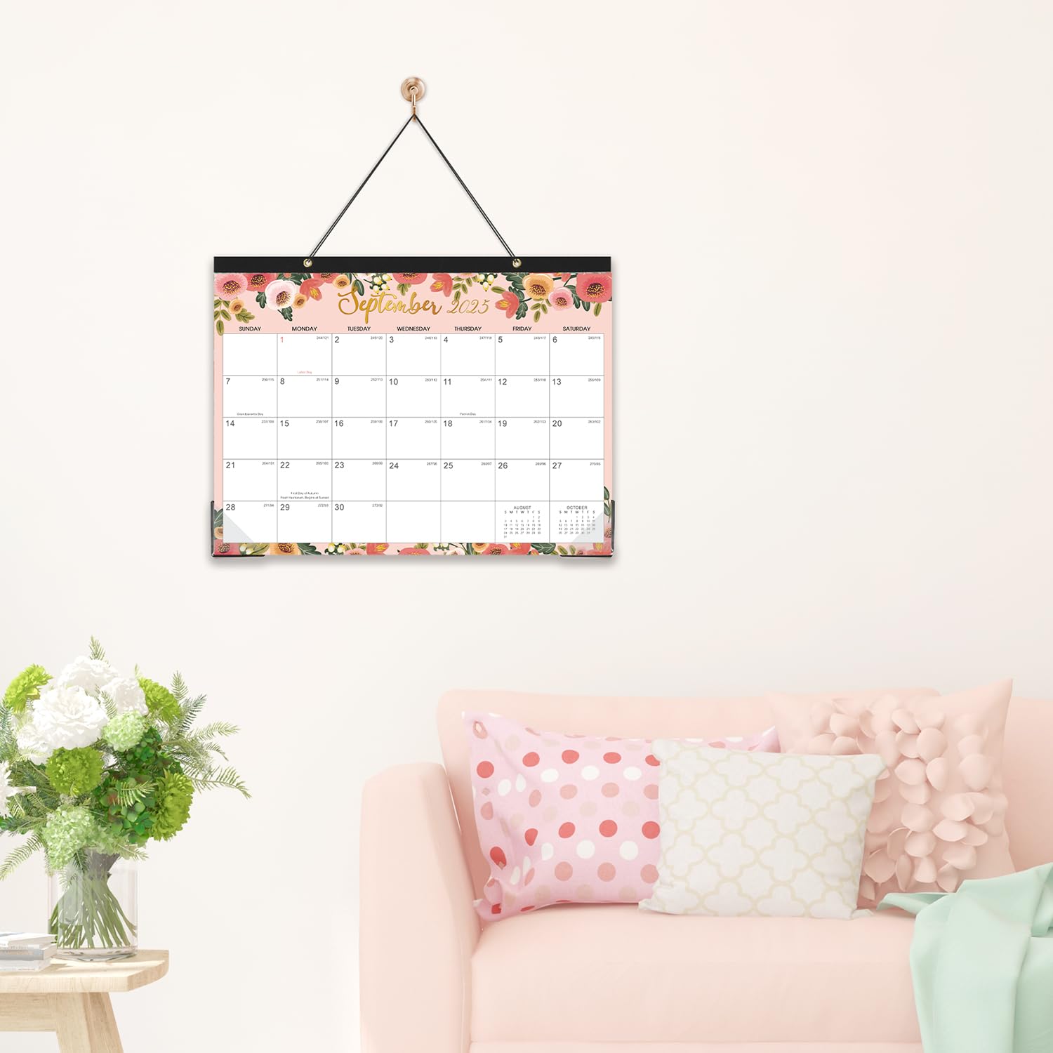 2025-2026 Desk Calendar (July 2025 - December 2026) - 18 Month Large Office Planner 14.6