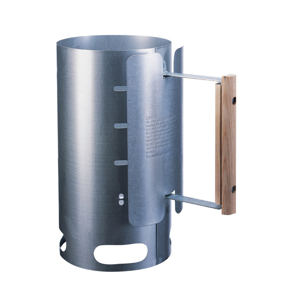 Premium Charcoal Chimney Starter for Grilling - Fast & Easy BBQ Fire Starter for Charcoal, Wood, and Lump Coal - Perfect for Backyard BBQs, Camping, and Outdoor Cooking