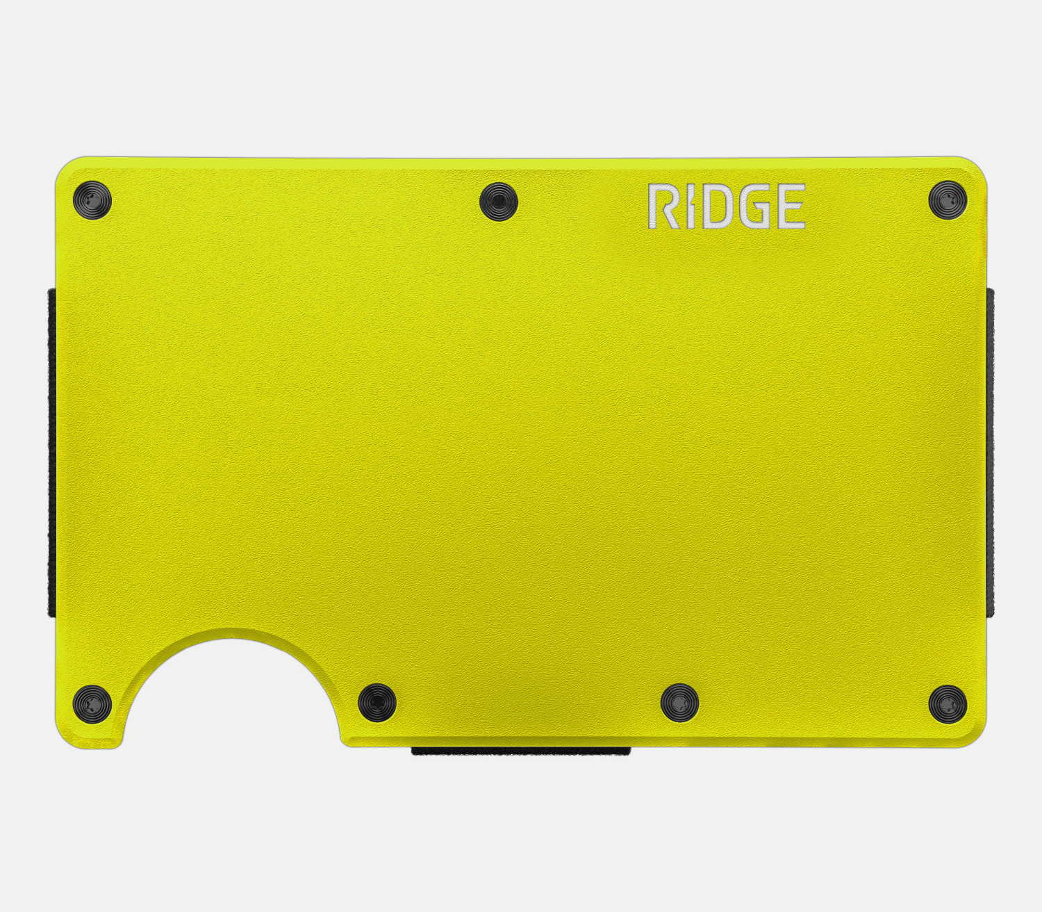 Ridge Wallet - Slim Minimalist RFID Blocking Front Pocket Wallet for Men - Hyper Lime - Perfect for Everyday Carry, Travel & Gifting