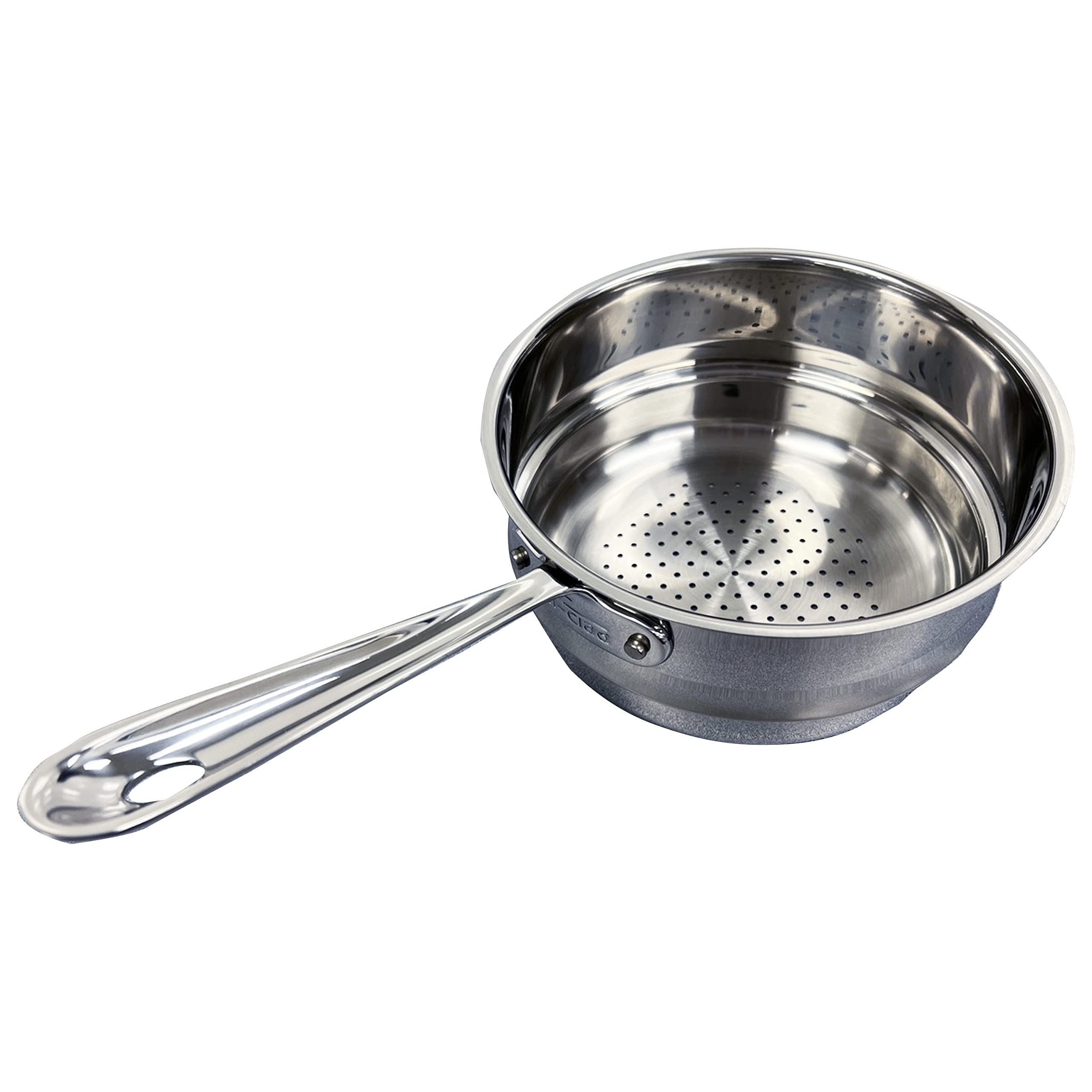 Premium 8-Inch Stainless Steel Steamer Basket - All-Clad Universal Food Steamer for Healthy Cooking | Perfect for Vegetables, Dumplings & Seafood | Stovetop & Induction Compatible