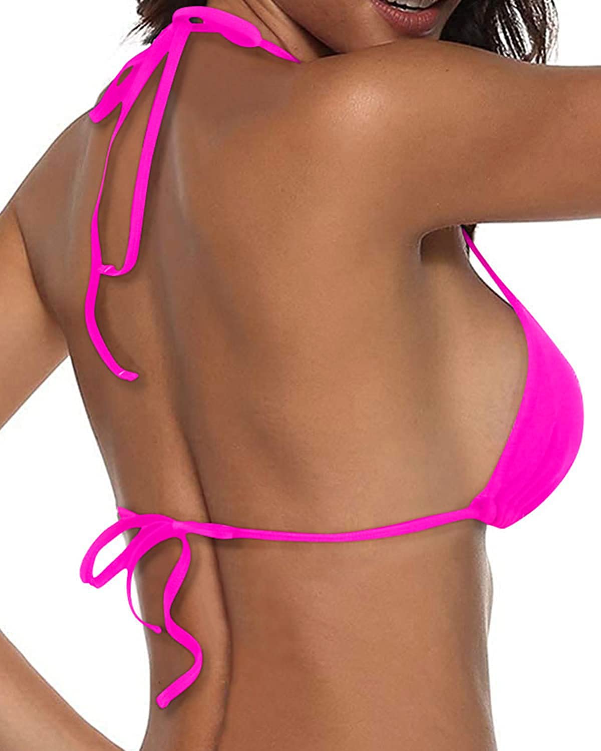Sexy Women's Triangle Bikini Top - Adjustable String Halter Swimwear for Beach & Pool | Perfect for Summer Vacations, Tropical Getaways & Poolside Relaxation