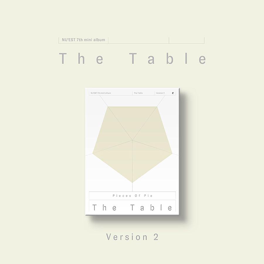 NU'EST 7th Mini Album 'THE TABLE' K-Pop CD + Official Poster - Perfect for K-Pop Fans Collectors and Gift Giving
