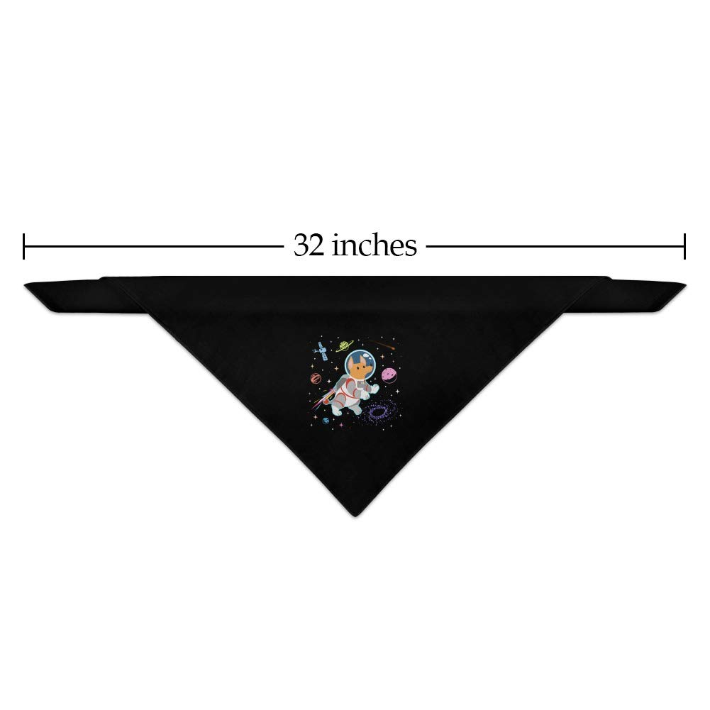 Cosmonaut Astronaut Dog Bandana - Space with Planets & Stars Pet Bandana for Dogs - Perfect for Space-Themed Parties & Costume Events