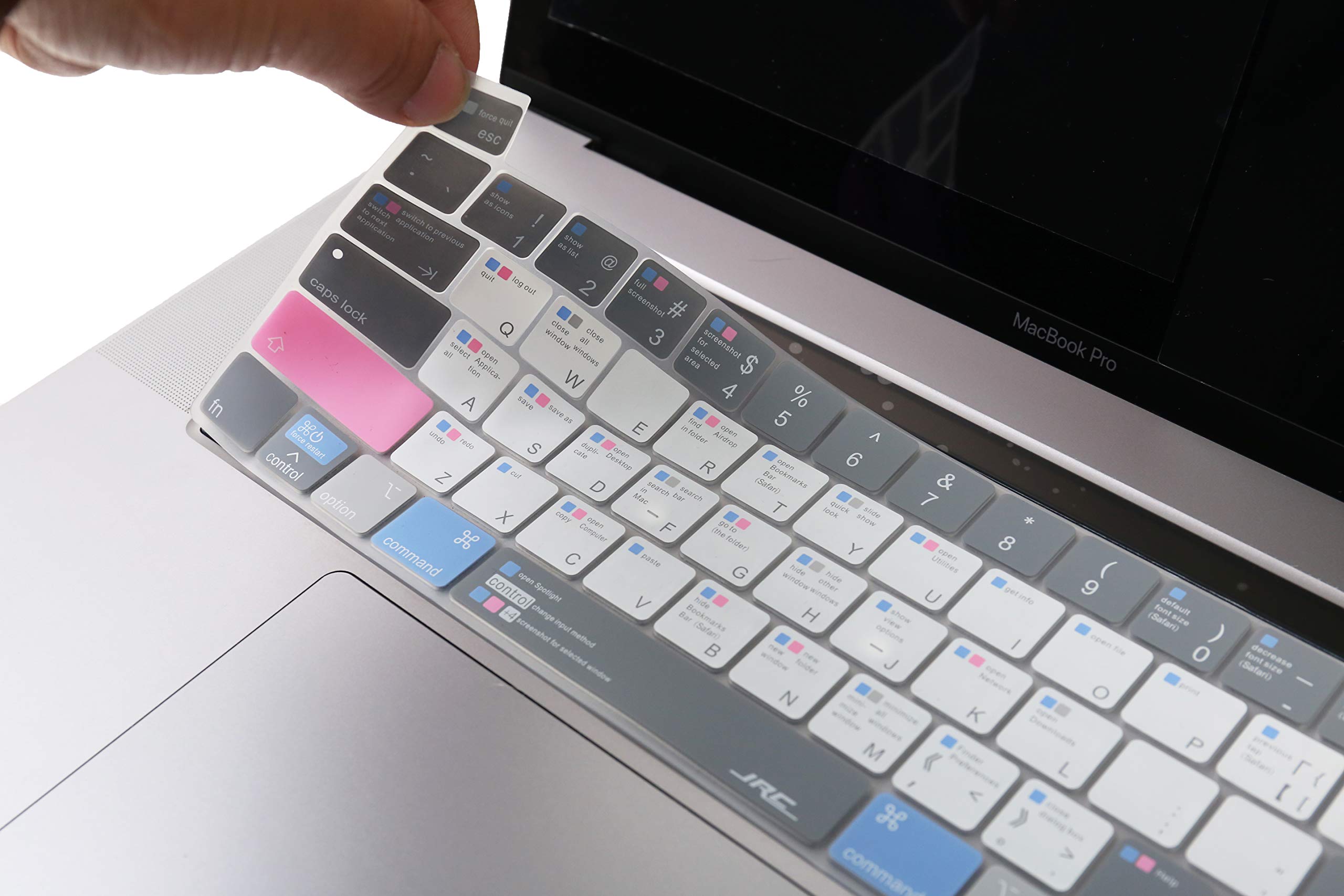 Premium Silicone Keyboard Cover with Shortcut Keys for MacBook Pro 16