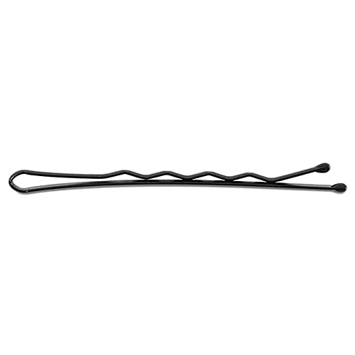 Premium Metal Hair Clips - Large Black Bobby Pins for Women & Girls (50-Pack) | Strong Hold Hair Styling Pins for Salon, Updos, Braids & Everyday Use