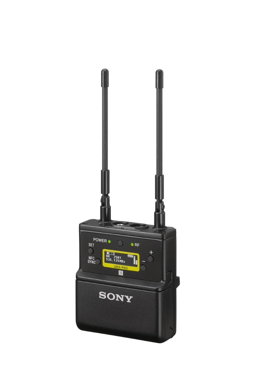 Sony UWP D26/14 Lavalier Microphone with Plug - Professional Wireless Clip-on Mic for Interviews, Vlogging & Live Streaming