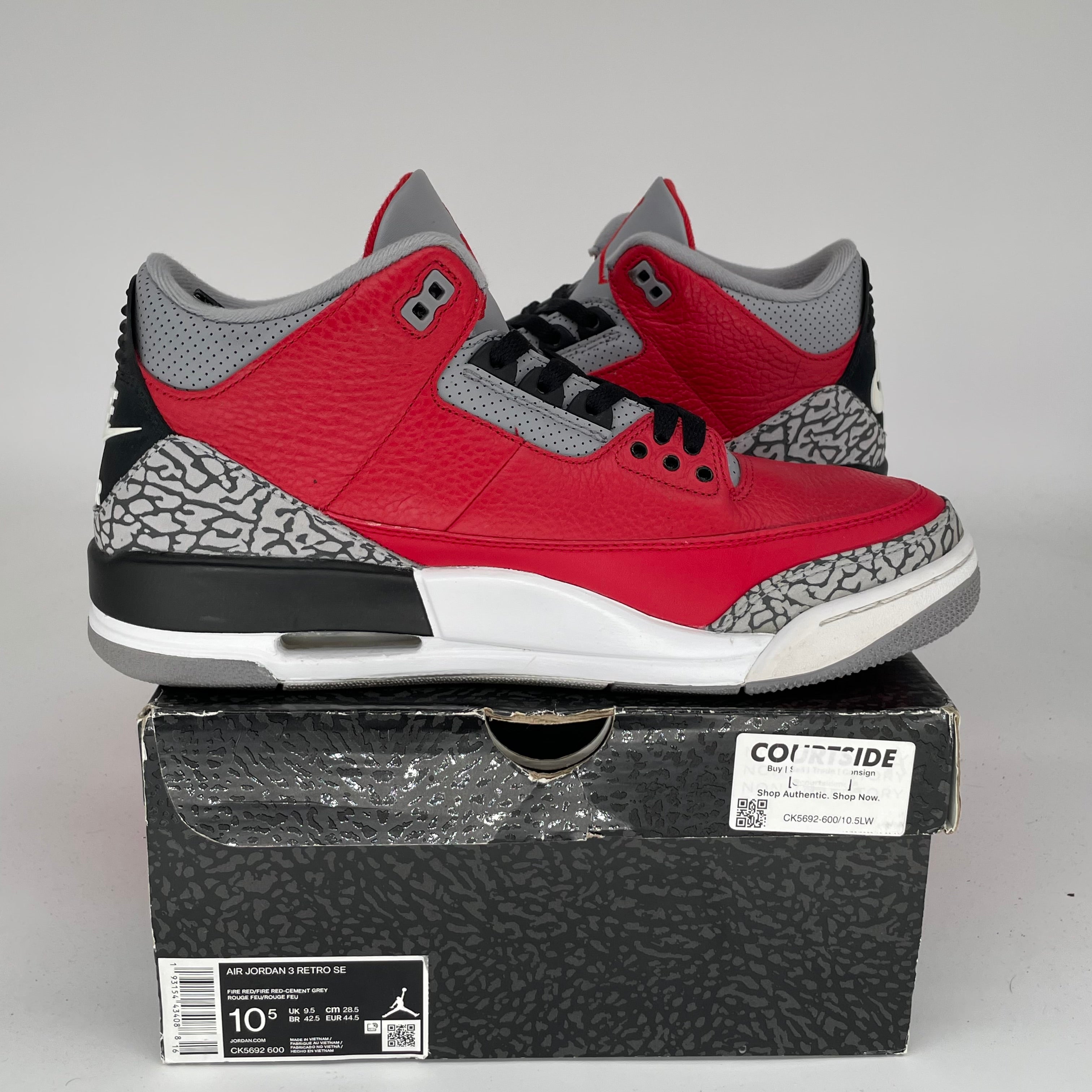 AIR JORDAN 3 UNITE Retro Sneakers Men's Size 10.5 - Style CK5692-600 | Basketball Shoes for Men, Streetwear Fashion & Casual Wear