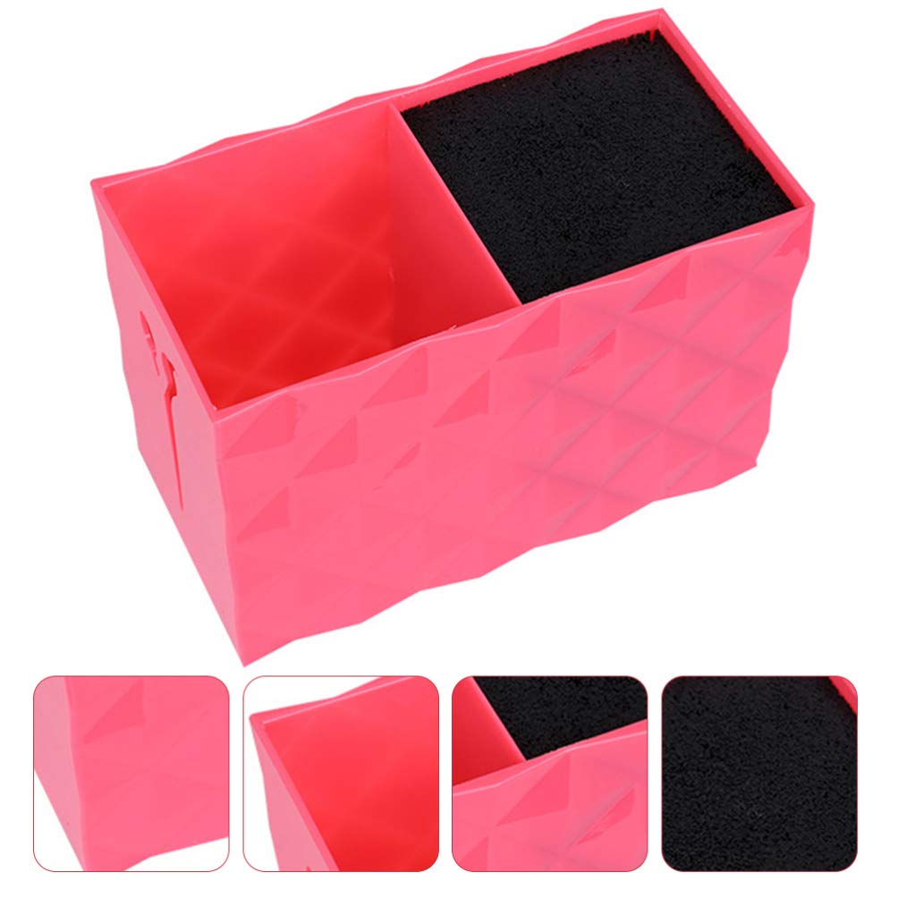 1pc Plastic Barber Storage Box - Hair Cutting Tool Organizer for Scissors, Shears & Salon Accessories | Portable Hairdressing Case for Professional Stylists & Home Use