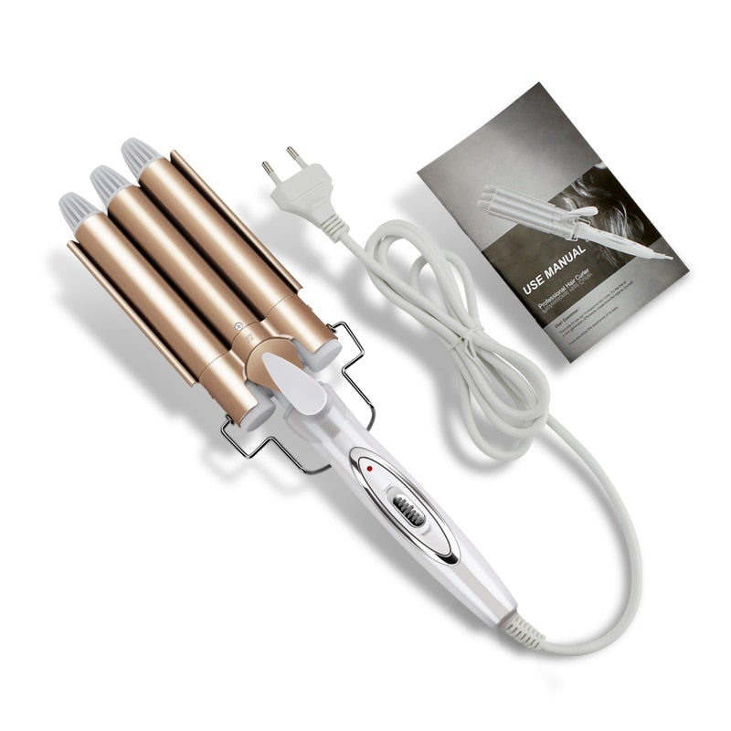 Professional Hair Curling Iron Wand - 1 Inch Ceramic Tourmaline Barrel for Long Lasting Curls & Waves - Perfect for Salon, Home Styling & Special Occasions