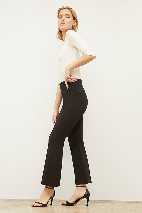 Shiloh Washable Ponte Pants for Women - Comfortable Stretch Work Pants in Black | Perfect for Office, Travel & Casual Wear