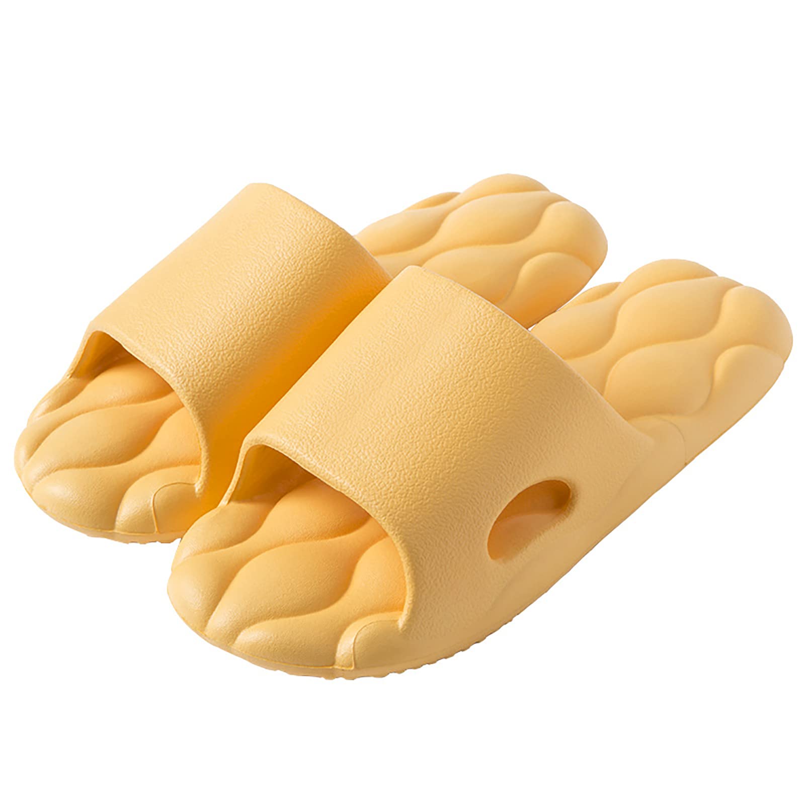 **Women's & Men's Spa Slippers – Pebble Massage Soft Slides, Quick-Drying Shower Slippers, Lightweight House Sandals for Bath, Bedroom & Relaxation – Perfect for Home, Spa & Travel**