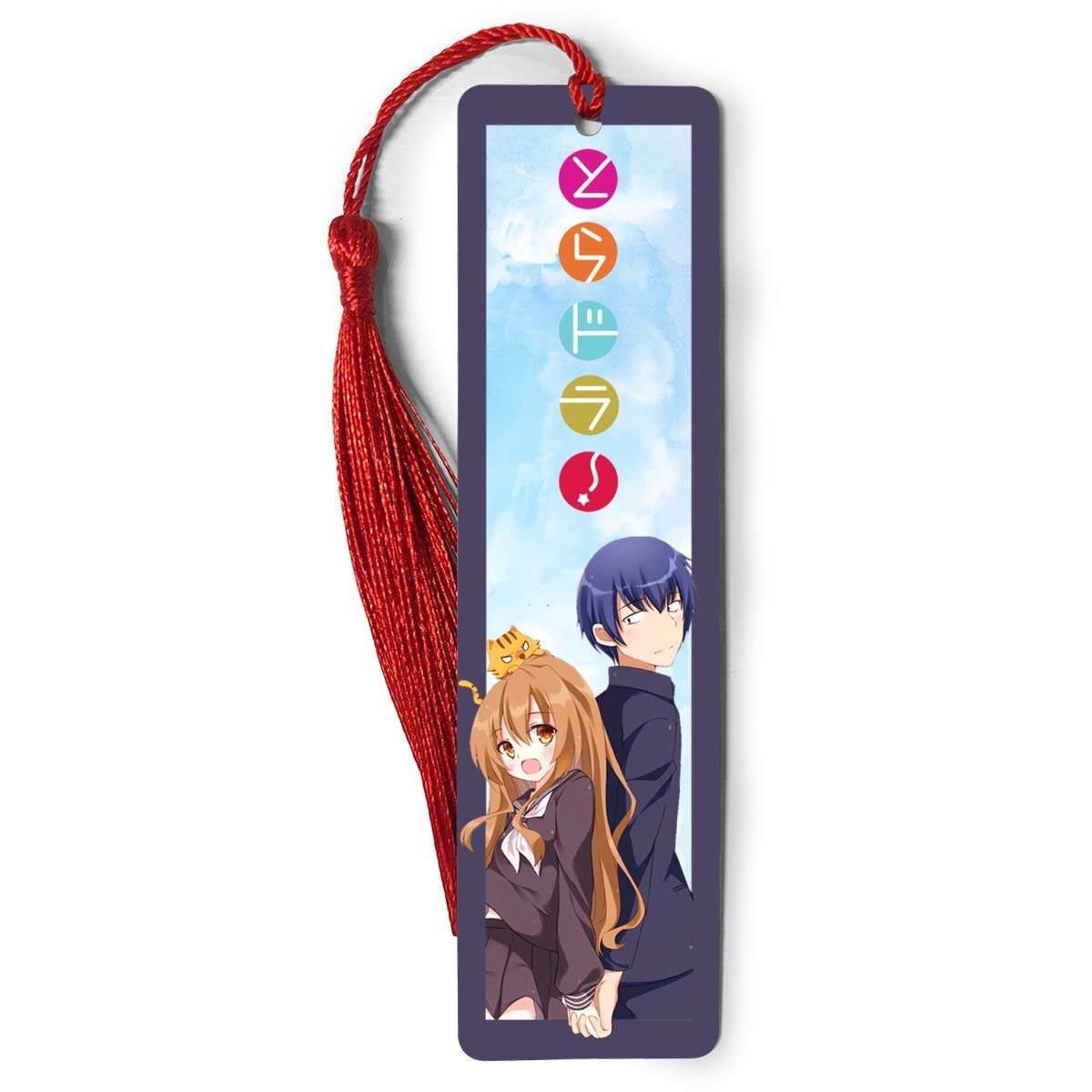 Toradora Metal Ruler Bookmark with Tassel - Durable Book Measure & Page Marker for Book Lovers, Readers & Bibliophiles - Perfect Gift for Reading, Notebooks & Book Collections