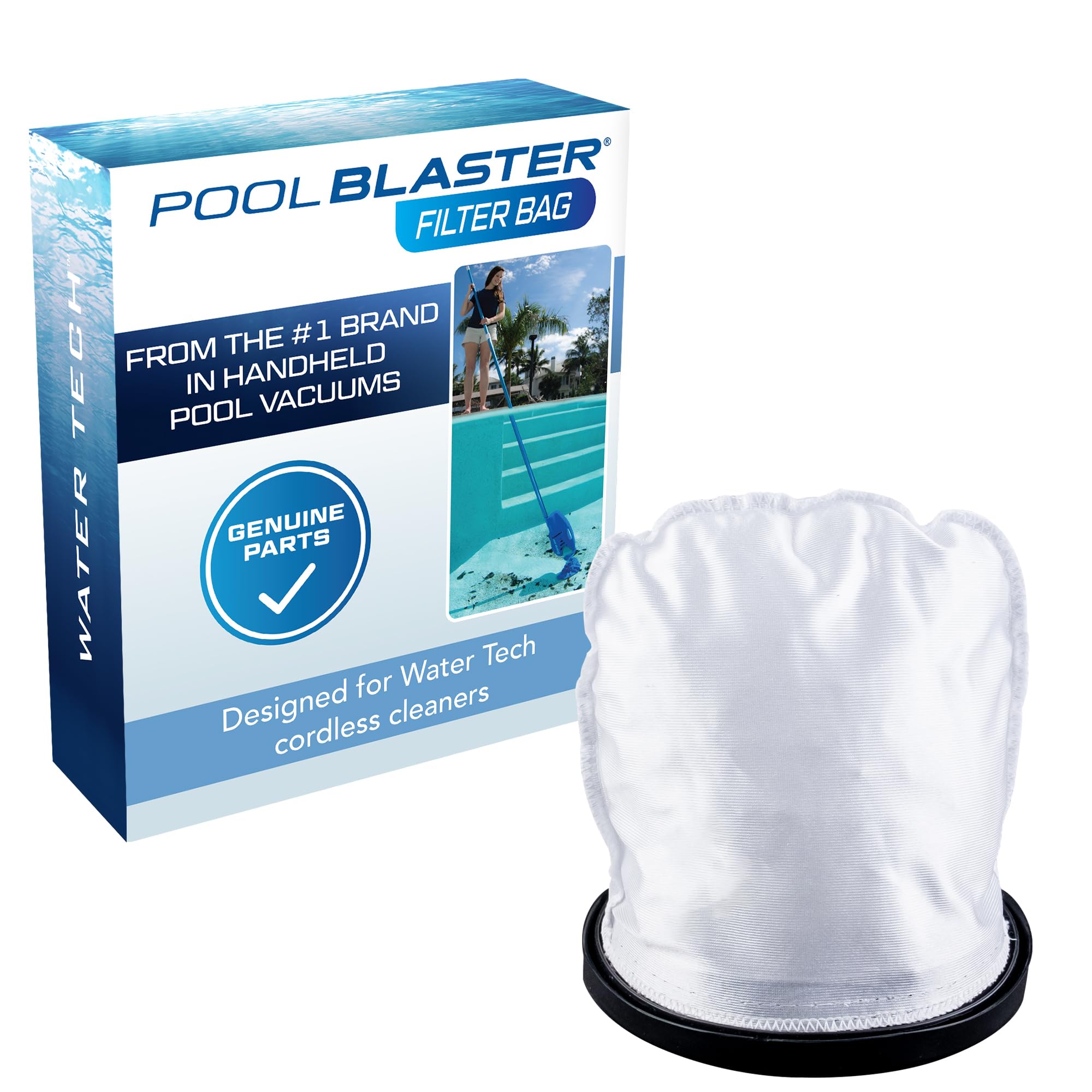 POOL BLASTER Genuine Replacement Sand & Silt Filter Bag for Pro 900 and Pro 1500 Pool Vacuums by Water Tech | Compatible with Water Tech Pool Cleaners | Perfect for In-Ground & Above Ground Pool Maintenance