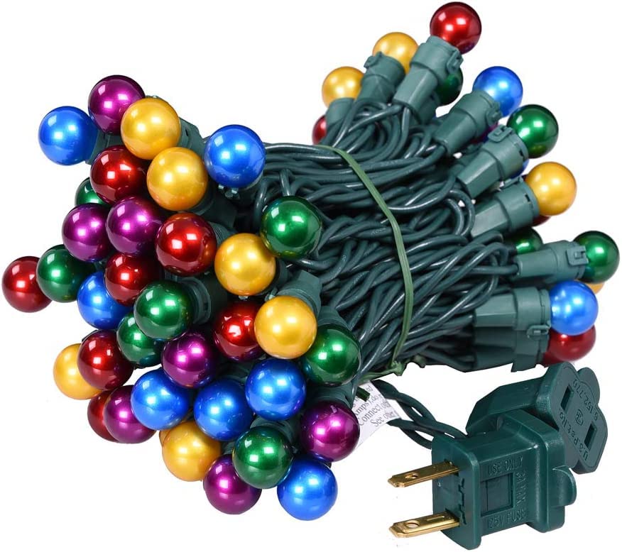 Lycklig 19Ft 70 LED Christmas String Lights - UL Certified for Tree & Outdoor Decor